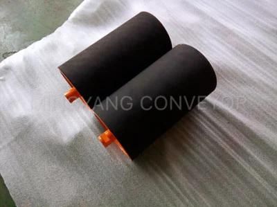Rubber Conveyor Roller Rubber Coated Carrier Roller