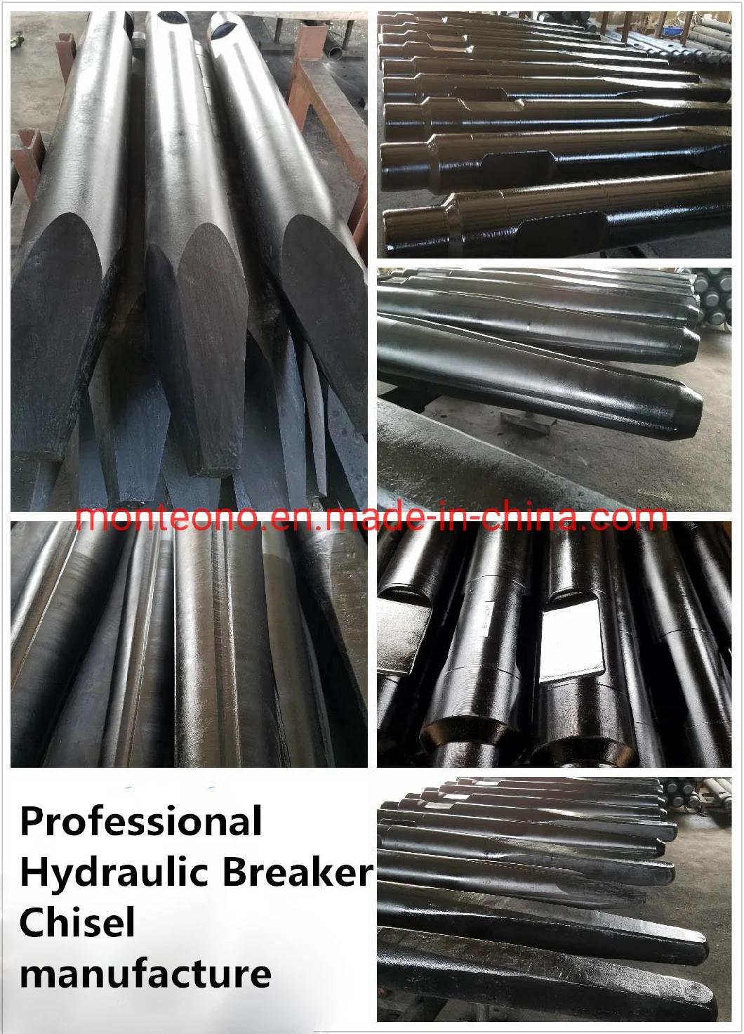 Soosan Hydraulic Rock Breaker with 85mm Moil Point Chisel Sb35