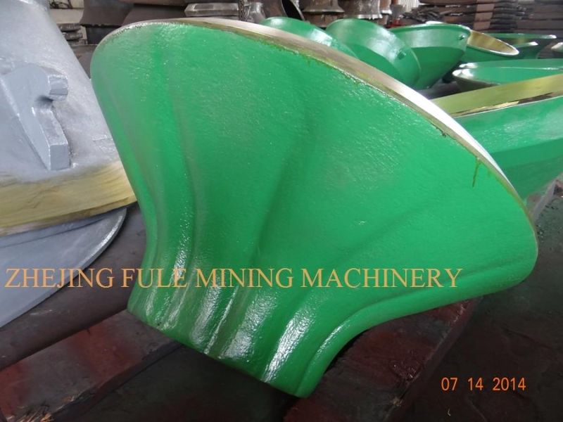 Cone Crusher Spare Parts Steel Casting Mantle