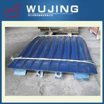 Jaw Crusher Spare Parts High Manganese Steel Liner Plate