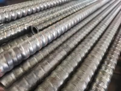 Screw Thread Steel Self Drilling Hollow Rock Bolting Hollow Rock Bar