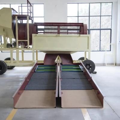 Widely Used Small Scale Mineral Processing Mobile Trommel Scrubber Gold Mining Equipment