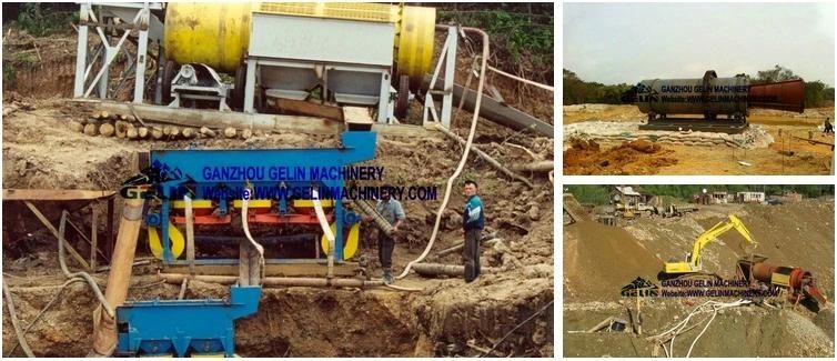 Rotary Scrubber Machine for Chromite Gold Diamond Zircon Washing