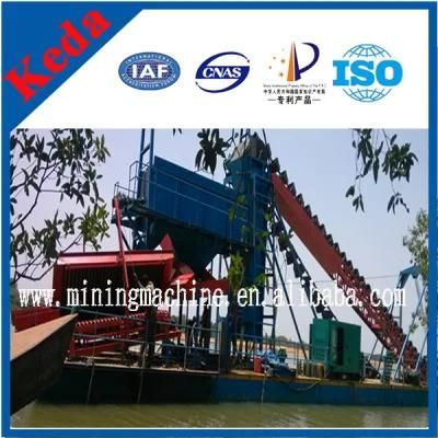 Qingzhou Keda Dismantle Design Bucket Chain Sand Dredger Ship for Sale