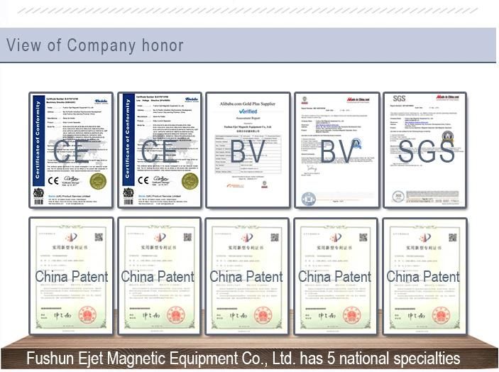 Professional Eddy Current Aluminum Magnet for Non Ferrous Metal Sorting, Pet Bottle Recycling Machine