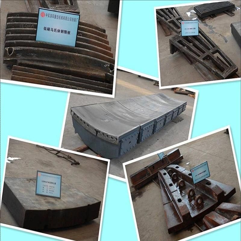High Manganese Steel Casting Wear-Resistant Ball Mill Liner