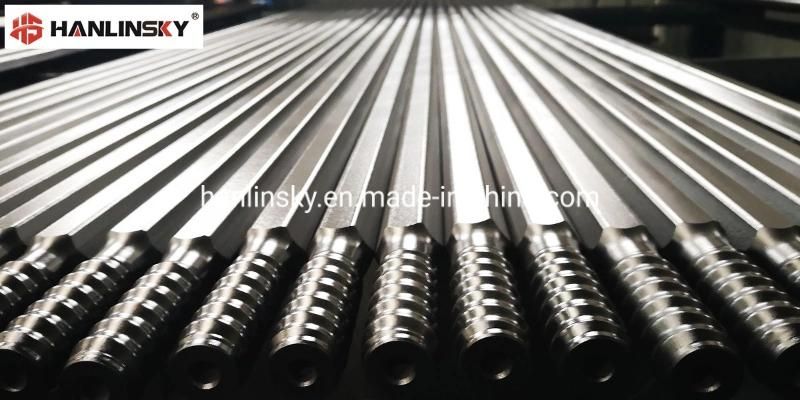 T38 Threaded Speed Rods for Tophammer Drilling Rigs
