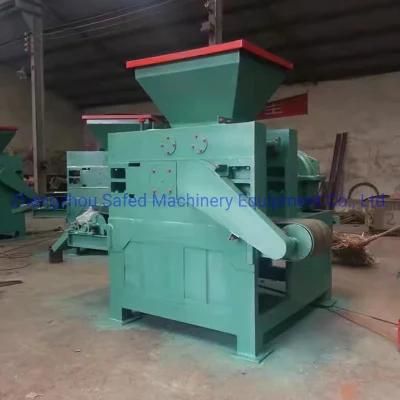 Roller Type Coal Powder Briquette Machine Double-Four Roller Mineral Powder Ball ...