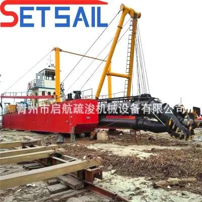 China Low Price River Sand Cutter Suction Mud Dredger