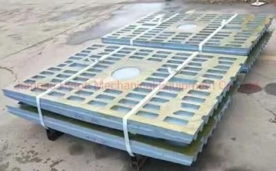 Manganese Steel Casting Movable/Fixed Jaw Plate for Jm806 Jm907 Jaw Crusher Wear Parts