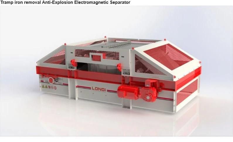 Tramp Iron Removal Anti-Explosion Electromagnetic Separator Under Ground Using Coal Industry