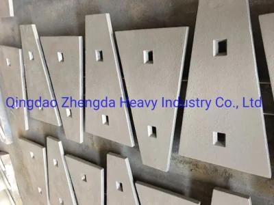 High Manganese Steel Wear Pad of Impack Crusher