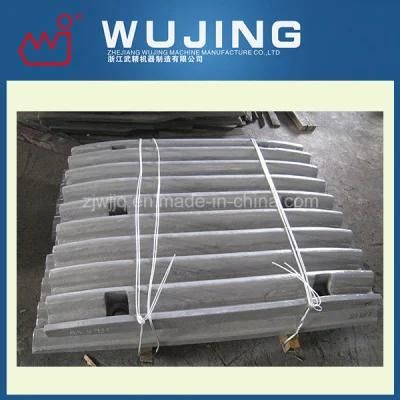 Mining Crsuher High Manganese Steel Crusher Spare Parts Fix Jaw Plate for Jaw Crusher