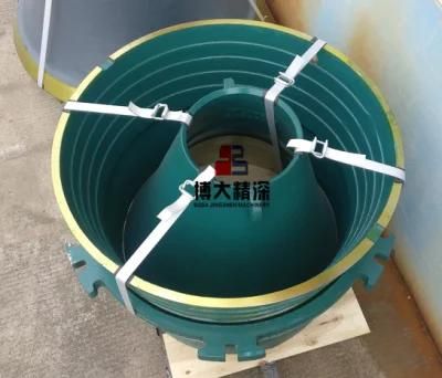 Swedala CH660 Cone Crusher Wear and Spare Parts Plates Mantle and Concave