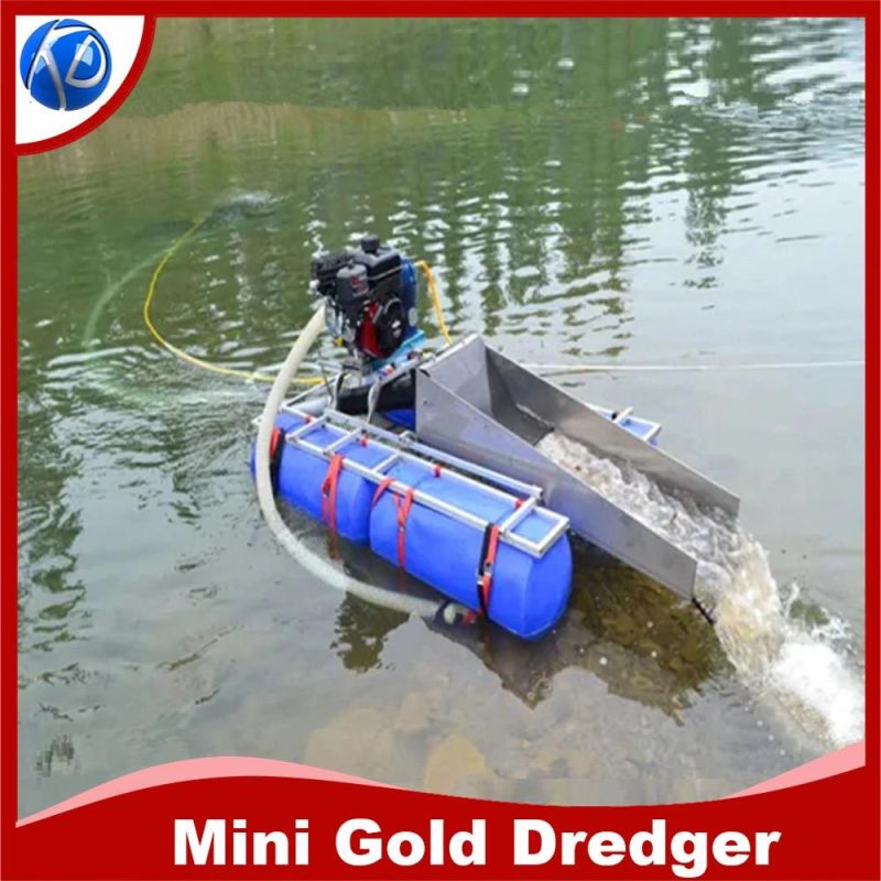 Mini Type Dredger with Submerged Pumps for Sand Lifting and Gold Washing