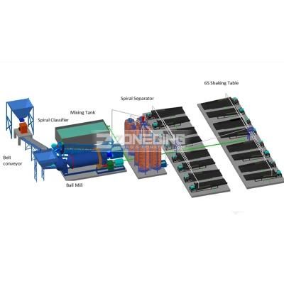 Fine Gold Recovery Equipment Gold Shaking Table for Gold Washing Plant