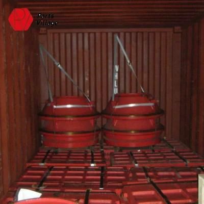 Cover most popular cone crusher parts distributor head center top shell