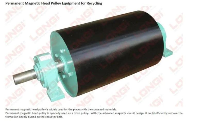 Permanent Magnetic Head Pulley Equipment for Recycling