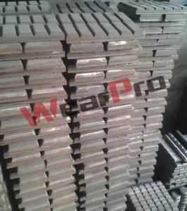 High Chromium White Cast Iron Chockbar for Hoppers Protection