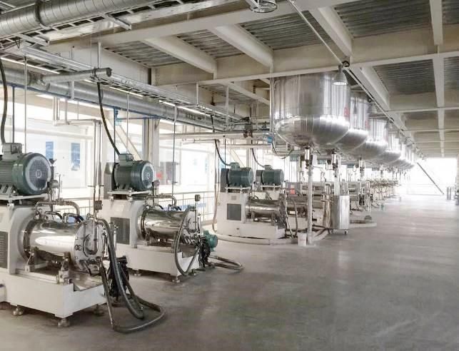 Horizontal Sand Mill (bead mill) with Agitator for 2um Fineness