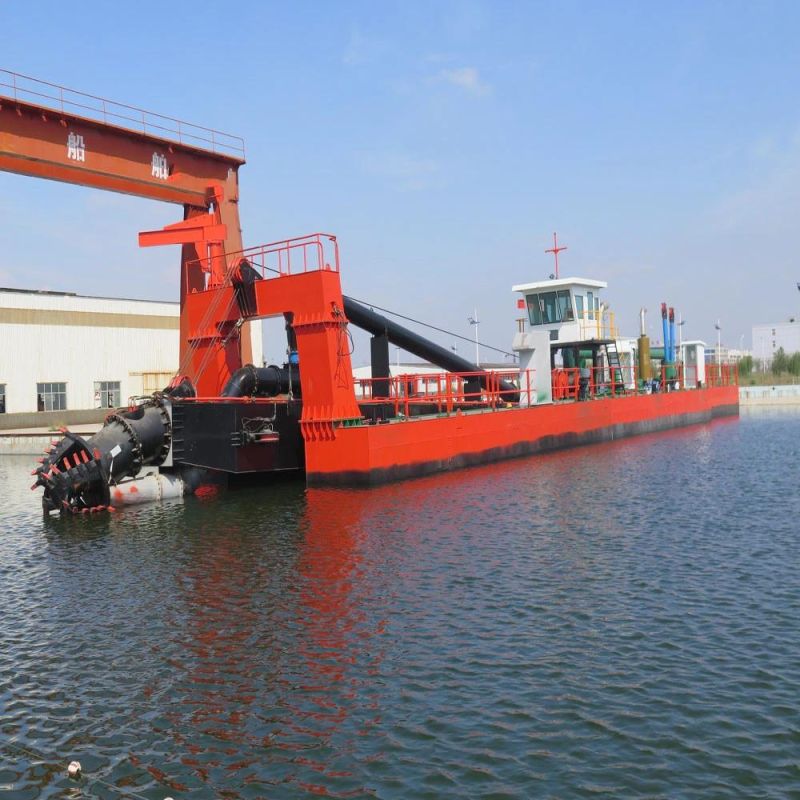 Hj500d Hydraulic River Sand Digging Machine, Cutter Suction Sand Extracting Dredger Machine