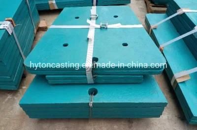 Jaw Crusher Spare Part High Manganese Steel Cheek Plate C110