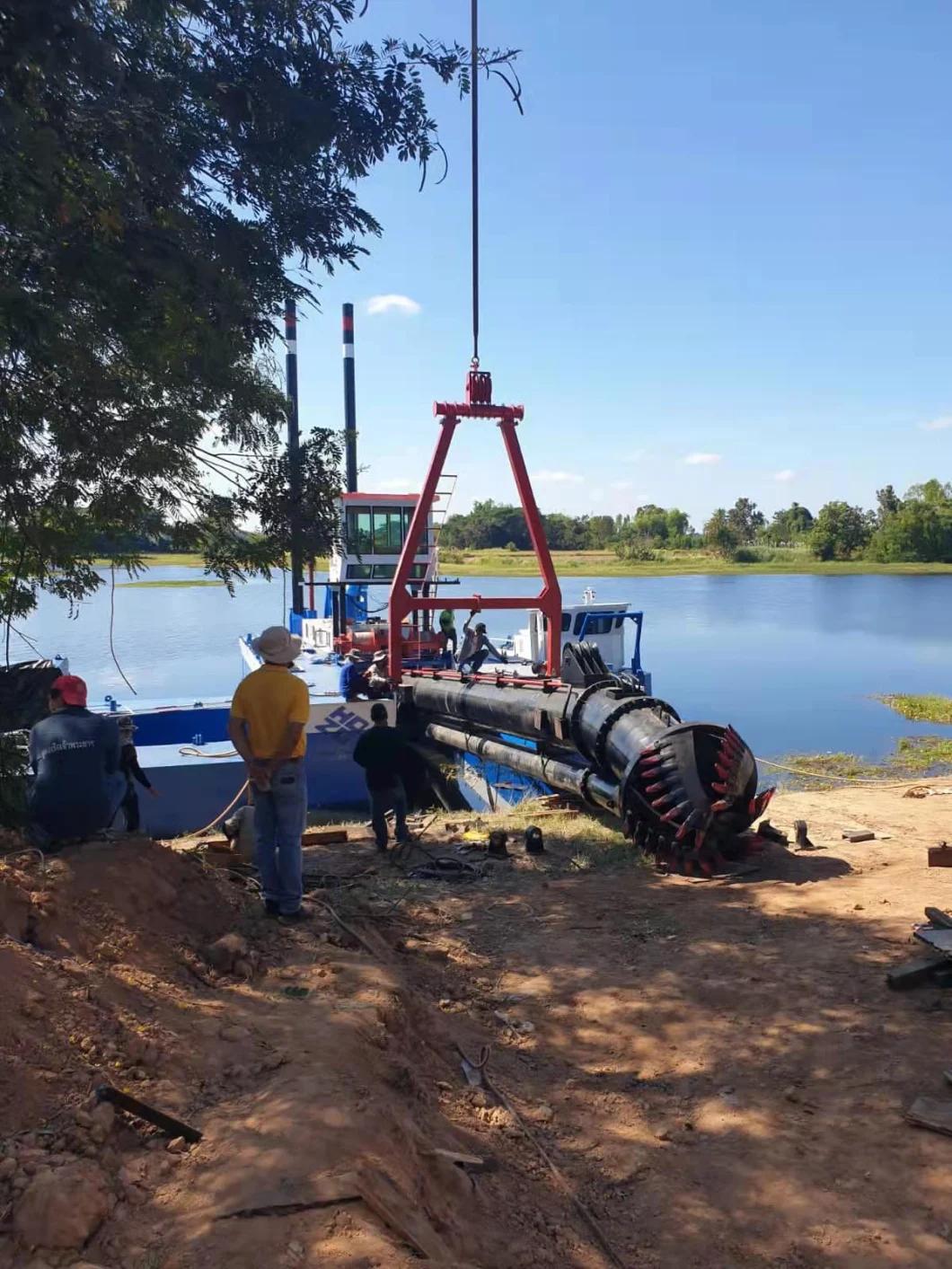 14 Inch Mud Pump Equipped Cutter Suction Dredger with 1500 Cubic Meter Flow for Sands Lifting