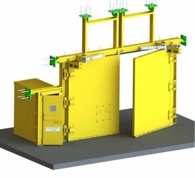 Hydraulic/Pneumatic/Electrical Z Type/U Type Megadoor Mine Door for Underground Deep Mine