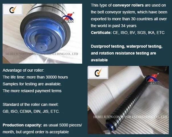 Belt Conveyor Accessory Conveyor Idler Roller with Frame