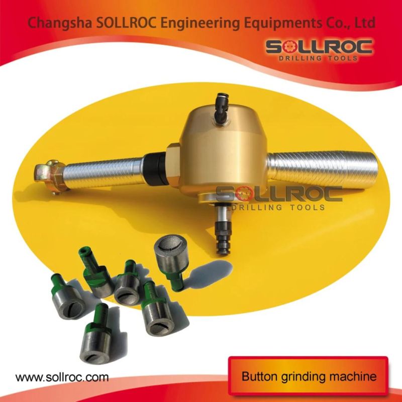 Pneumatic Hand Hold Sollroc Button Bit Grinder