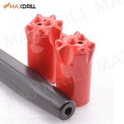 H22X108 Rock Drill Taper Button Bit 28-41mm