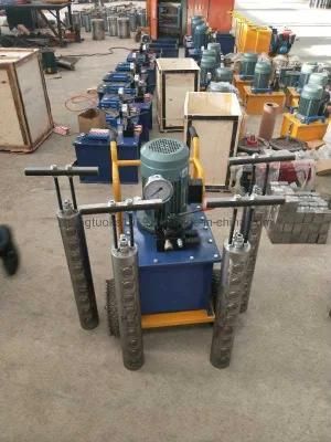 Electric Hydraulic Piston Rock Stone Splitter Concrete Breaker with Oil Pump