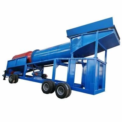 Very Good Price Mobile Diesel Engine Gold Mining Trommel Screen Equipment