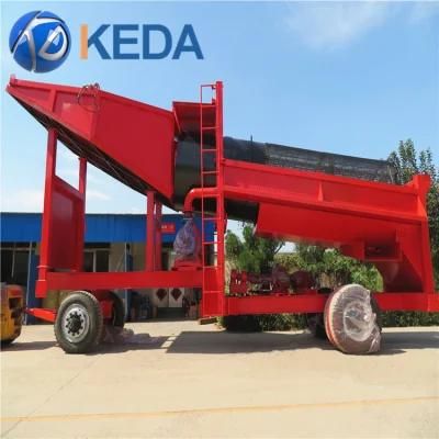 Factory Price Placer Mining Machine 50/100/200 Tph Gold Trommel Washing Plant