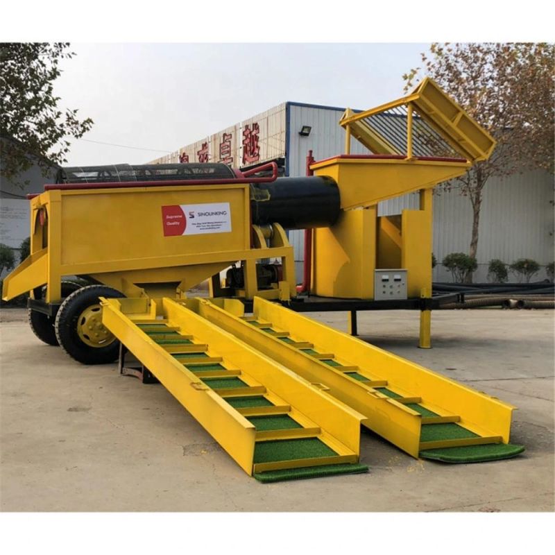 20 Ton Mobile Gold Mining Plant Machinery Gold Processing Plant