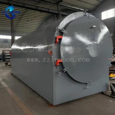 Horizontal Sawdust Wood Palm Shell Charcoal Coal Carbonization Furnace