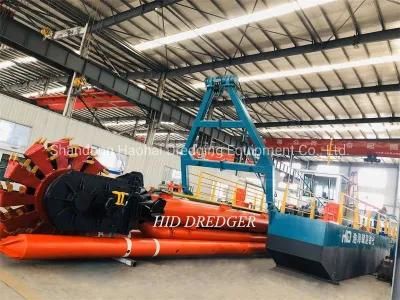 2021 New Sand Pumping Suction Dredging Wheel Bucket Dredger for Sale