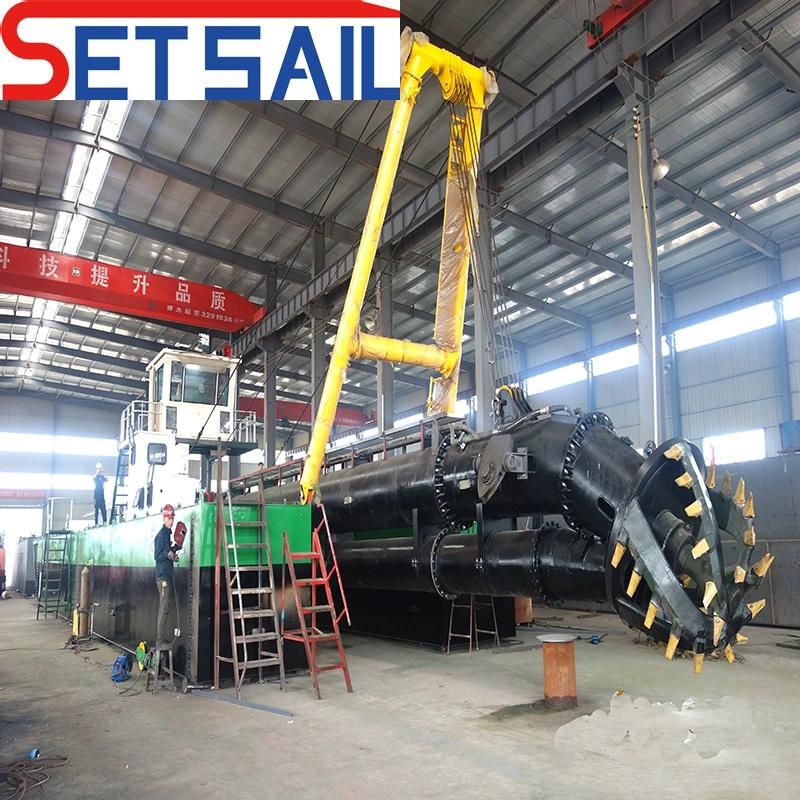 Diesel Enging Hydarulic Motor 22 Inch Cutter Suction Mud Dredger