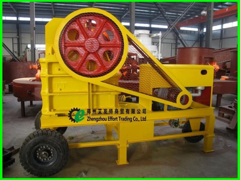 High Performance Portable Jaw Crusher Mobile Jaw Crusher