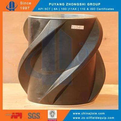 API 10d Slip-on Nylon Spiral Blade Rigid Centralizer