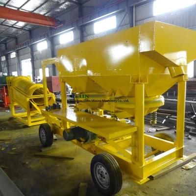 Mobile Gold Diamond Trommel Jigger Washing Machine