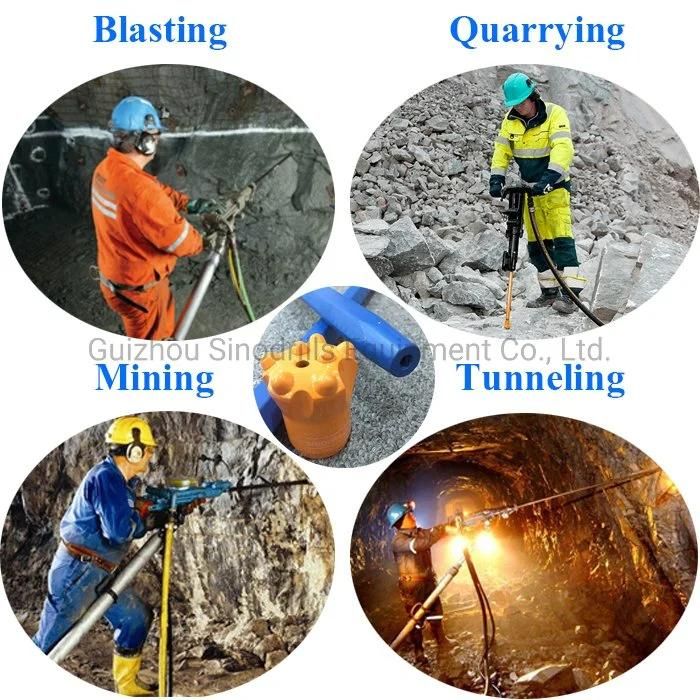 Top Quality H22 H25 4′ Taper Drill Rod for Mining