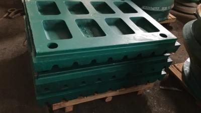 High Manganese Steel Nordberg Jaw Crusher Wear Spare Parts C100 Fixed Jaw Plate