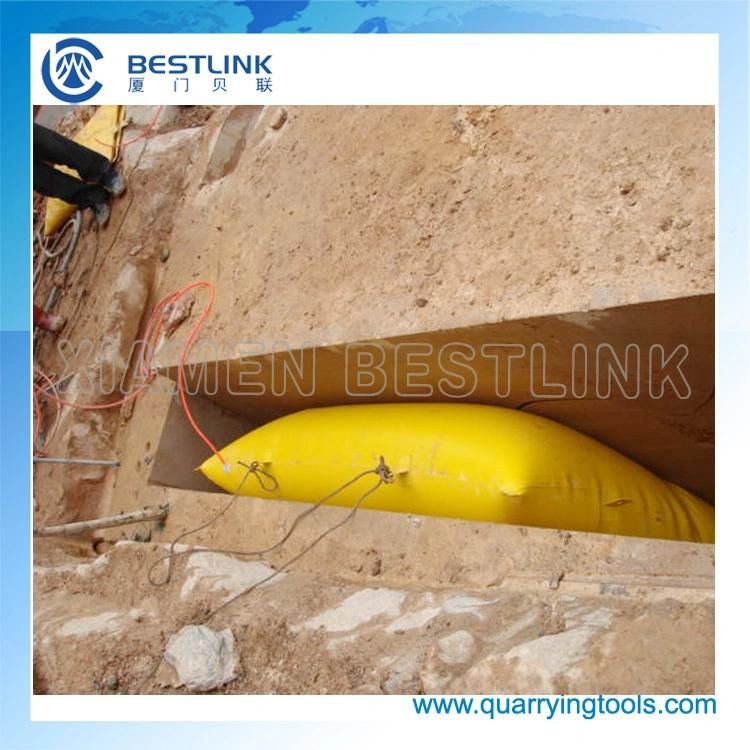Reparable&Reusable Block Wall Stone Air Pushing Down Bag