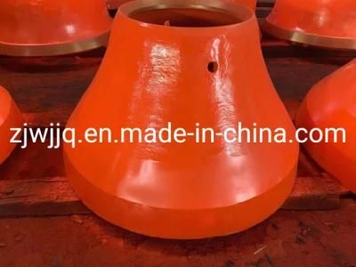 High Manganese Steel Casting Cone Crusher Parts Mantle Concave Manufacture