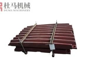 &#160; High Mangneses Steel Casting Wear Parts Fixed Jaw Plate for Jaw Crusher