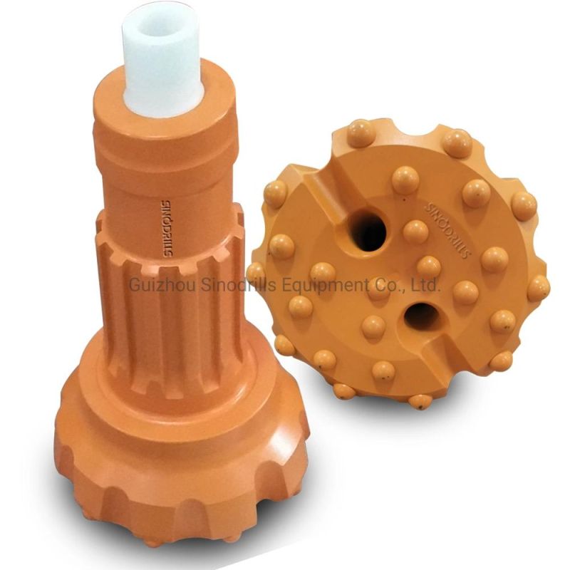 Water Well Rock Drilling 203mm DTH Bit Ql 60