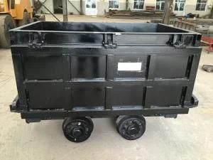 Single-Side Curve Rail Mining Car 2 M&sup3; Side Dump Mine Cart
