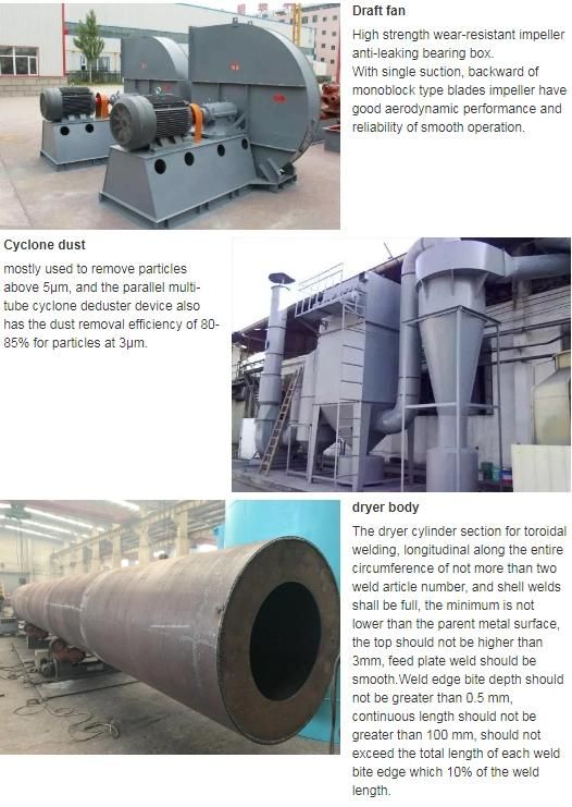CE Certification Biomass Wood Chips Rotary Screw Drum Dryer
