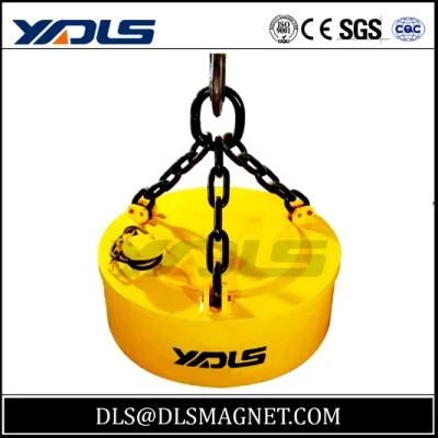 Overband Suspended Round Shape Electro Magnet Separator Machine